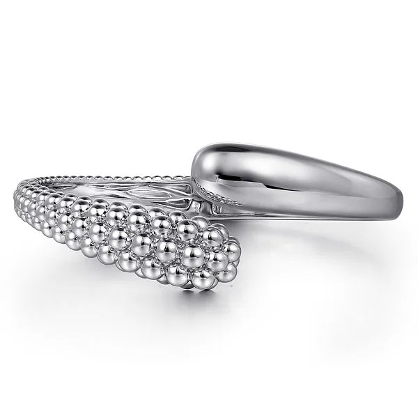Silver Bypass Bracelet